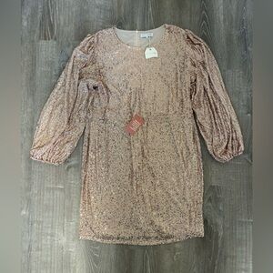 Ivy City Lady Dress In Rose Gold Size 2X